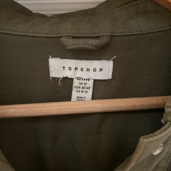 Topshop Khaki Shaket - L - Picture 3 of 13